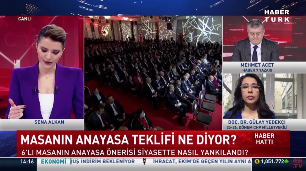 gulay yedekci den anayasa degisikligi onerisi ve cumhurbaskani adayi aciklamasi